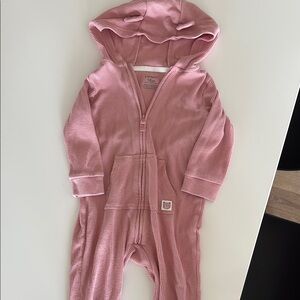 Carter's Pink Hooded Footie